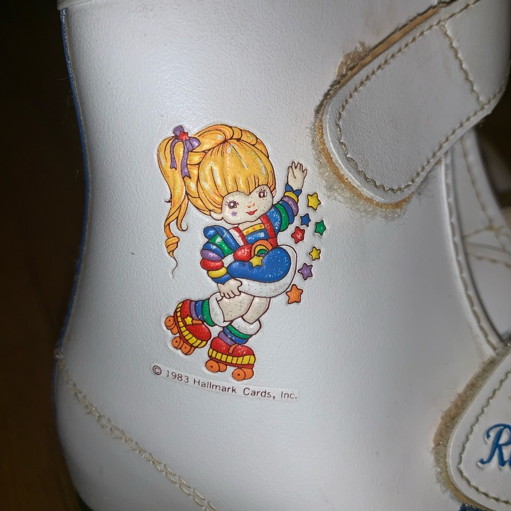 💕SOLD💕RARE 80s Rainbow Brite Roller Derby Skates - Picture 3 of 7